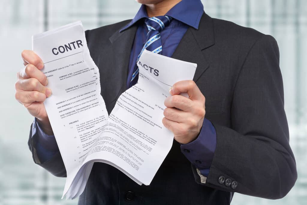 tearing up contract for avoiding contractual surprises